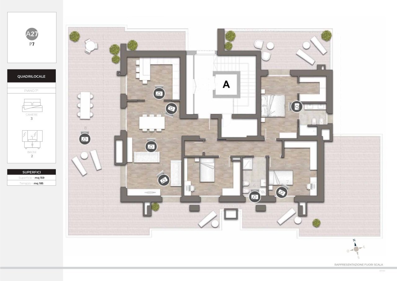 A27 rid_page-0002 - Attic Via dell'Arcoveggio 45, Bologna - floor plans 1