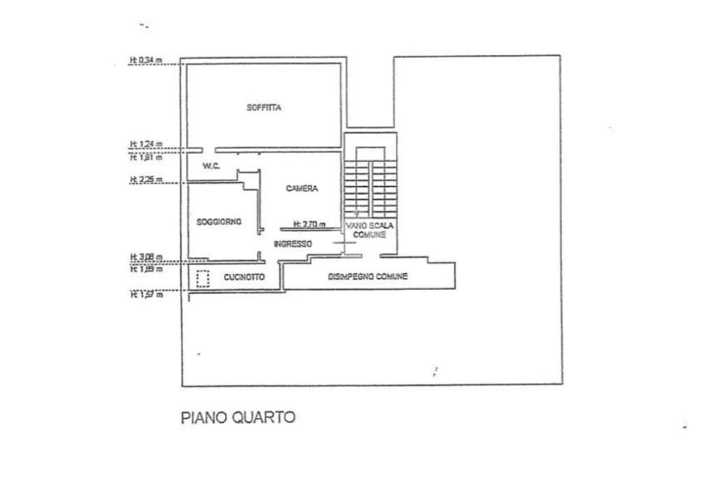 Two-room apartment Viale Amendola, Modena (neighborhood Buon Pastore - Parco Amendola) - floor plans 1