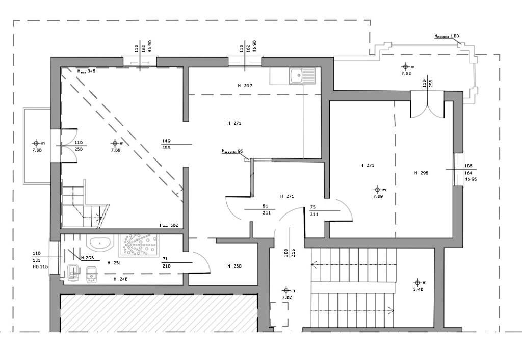Trilocale Via del Genio, Bologna (zona Costa Saragozza) - planimetria 1
