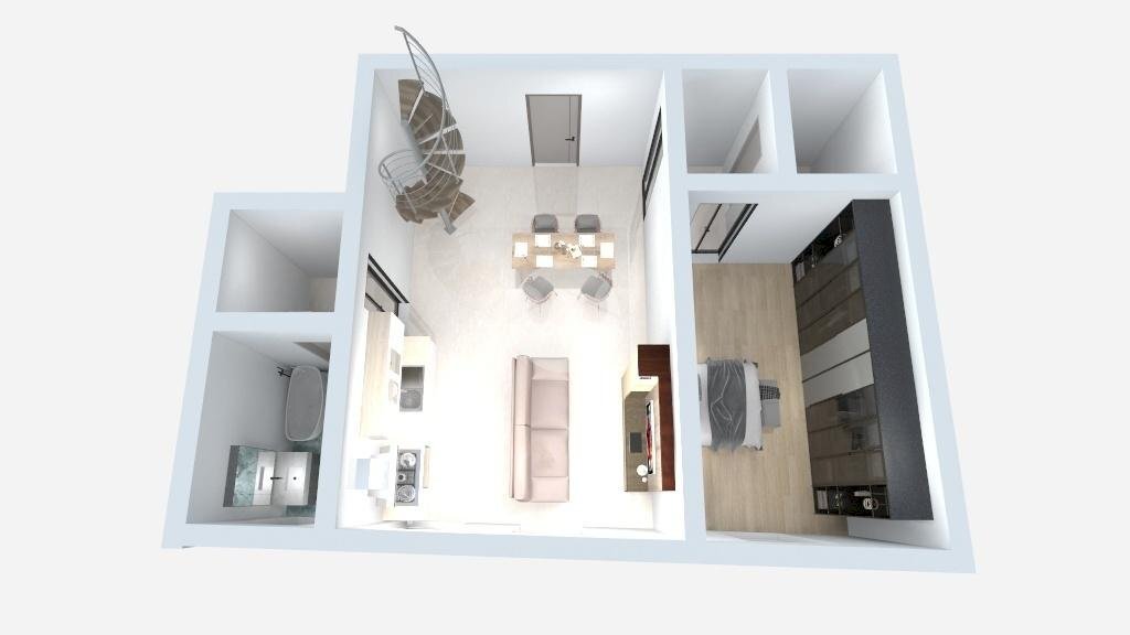 Three-room apartment Via delle Carrozze, Sedriano - floor plans 1