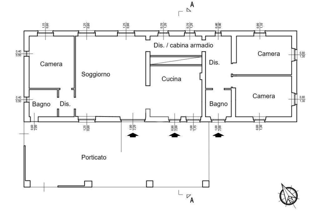 Casa indipendente Via Morozzo, Sant'Albano Stura - planimetria 1