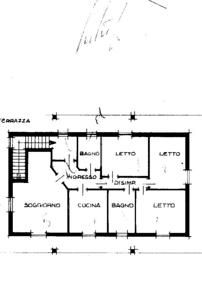 Independent house Via Giuseppe Verdi, Valdengo - floor plans 1