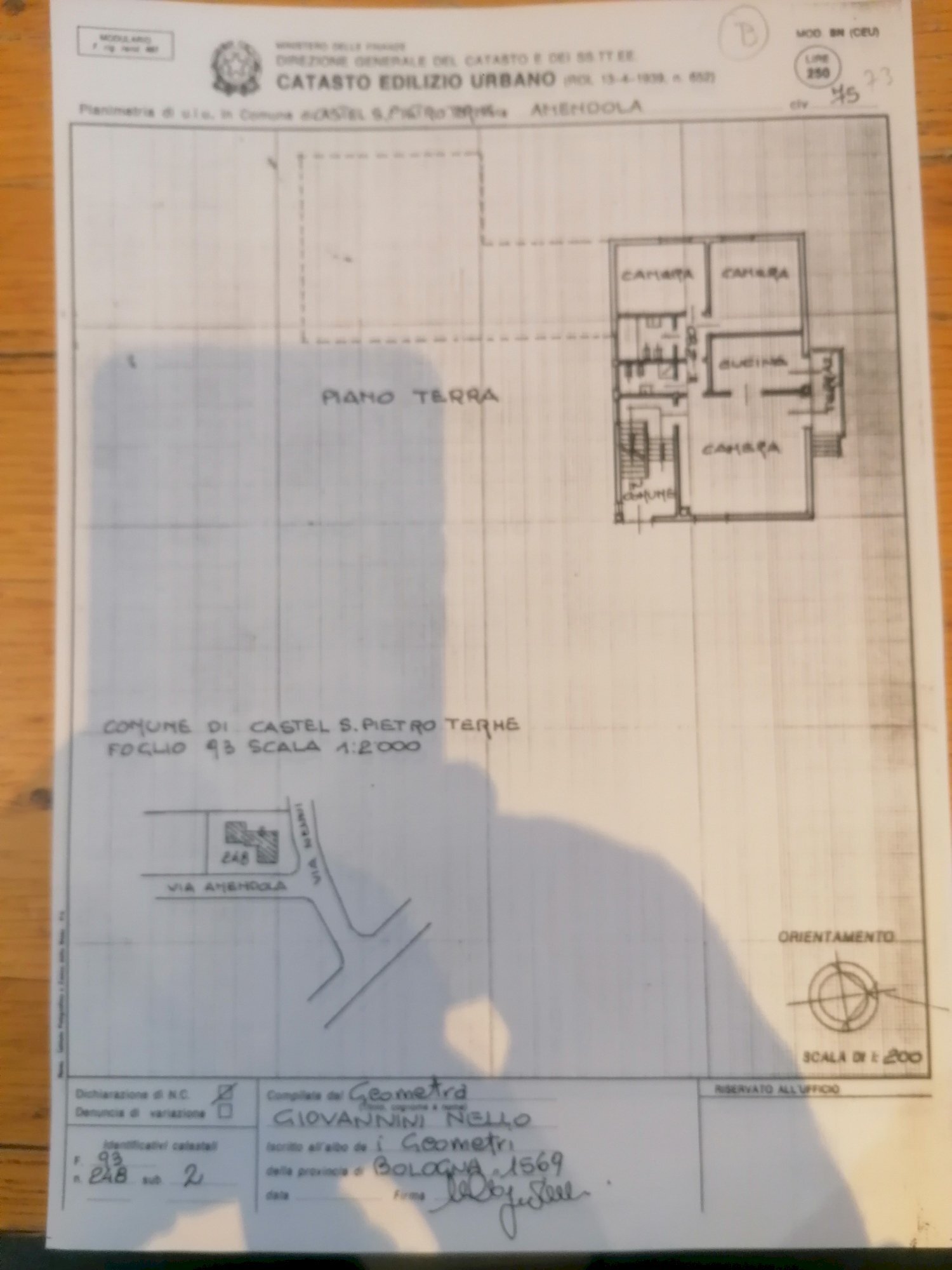 Villa VIA AMENDOLA, Castel San Pietro Terme - floor plans 1
