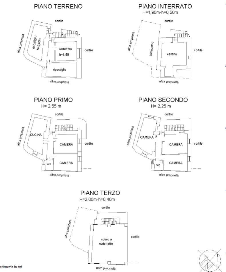 Casa semi indipendente Via Vareynaz 12, Hone - planimetria 1