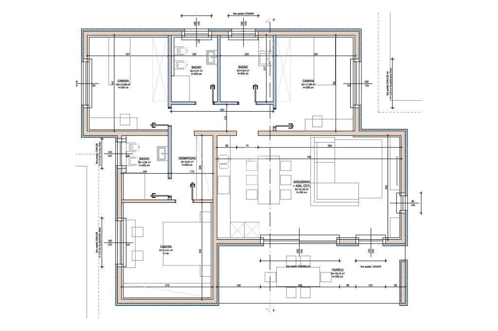 Villa Via Pironi, San Giovanni in Persiceto - planimetria 1