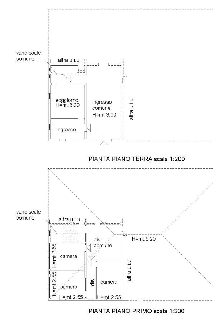 Rustico Via Ferratina, Sala Bolognese - planimetria 1