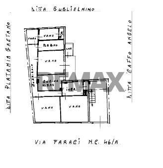 Pianta 2D - Appartamento Via Faraci
 
46/A, Catania - planimetria 1