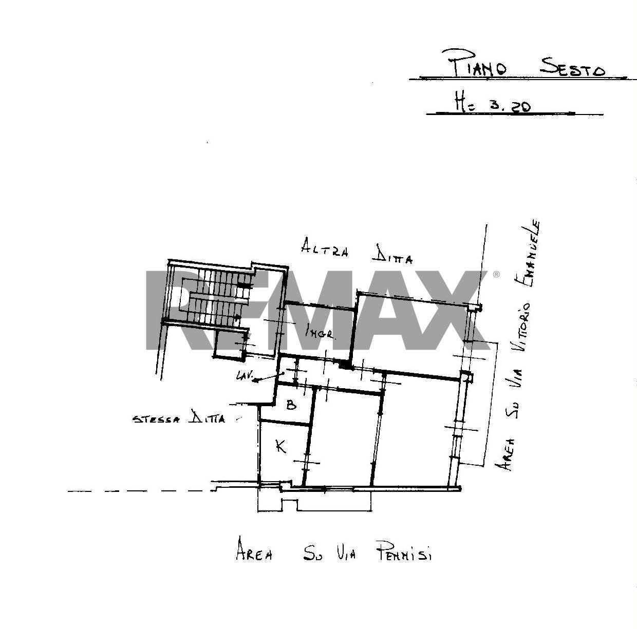 Pianta 2D - Trilocale Via Pennisi
 
12, Acireale - planimetria 1