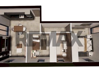 Pianta 3D - Three-room apartment Via Mancinelli
 
snc, Chiaravalle - photo 3