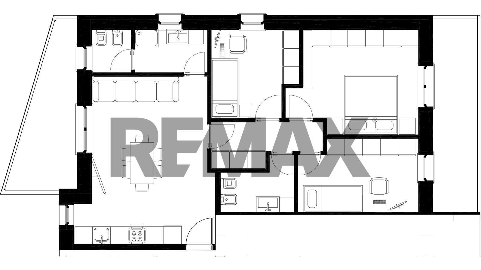 Pianta 2D - Four-room apartment Via Mancinelli
 
snc, Chiaravalle - floor plans 1