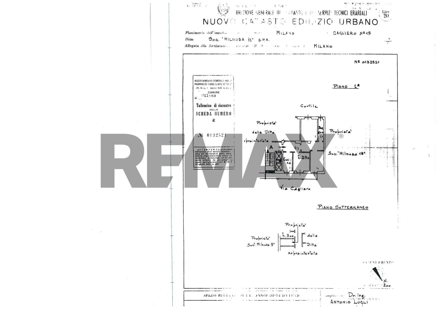 Pianta 2D - Three-room apartment Via giovanni cagliero
 
15, Milano - floor plans 1