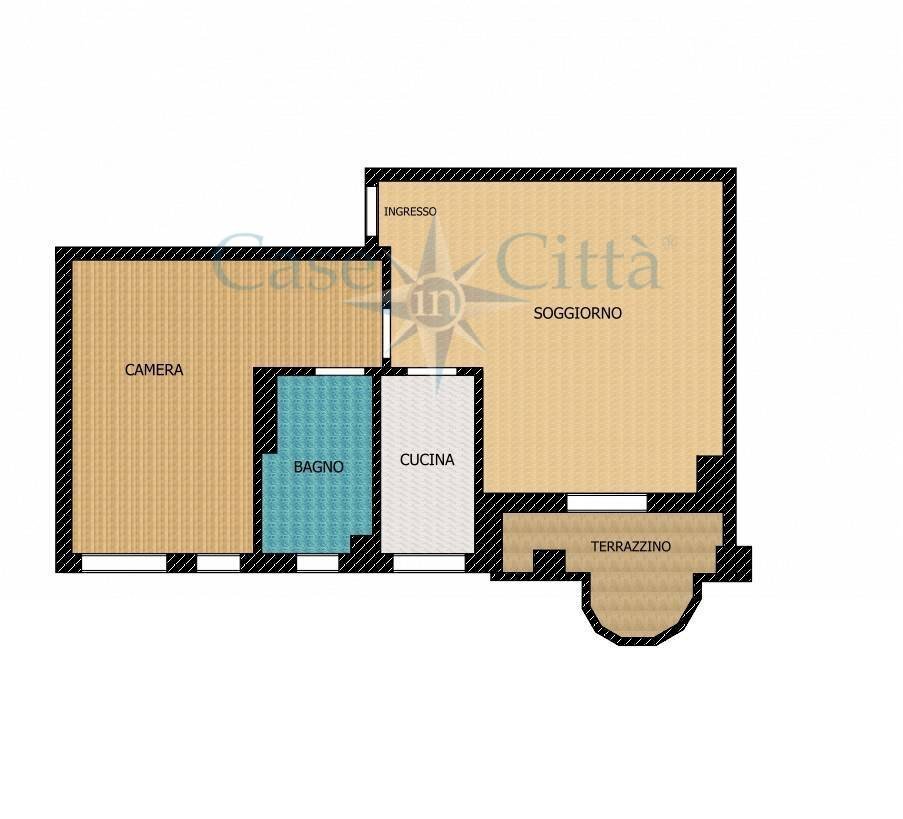 Foto 21 - Two-room apartment Via Antonio Cechov
 
15, Milano - floor plans 1