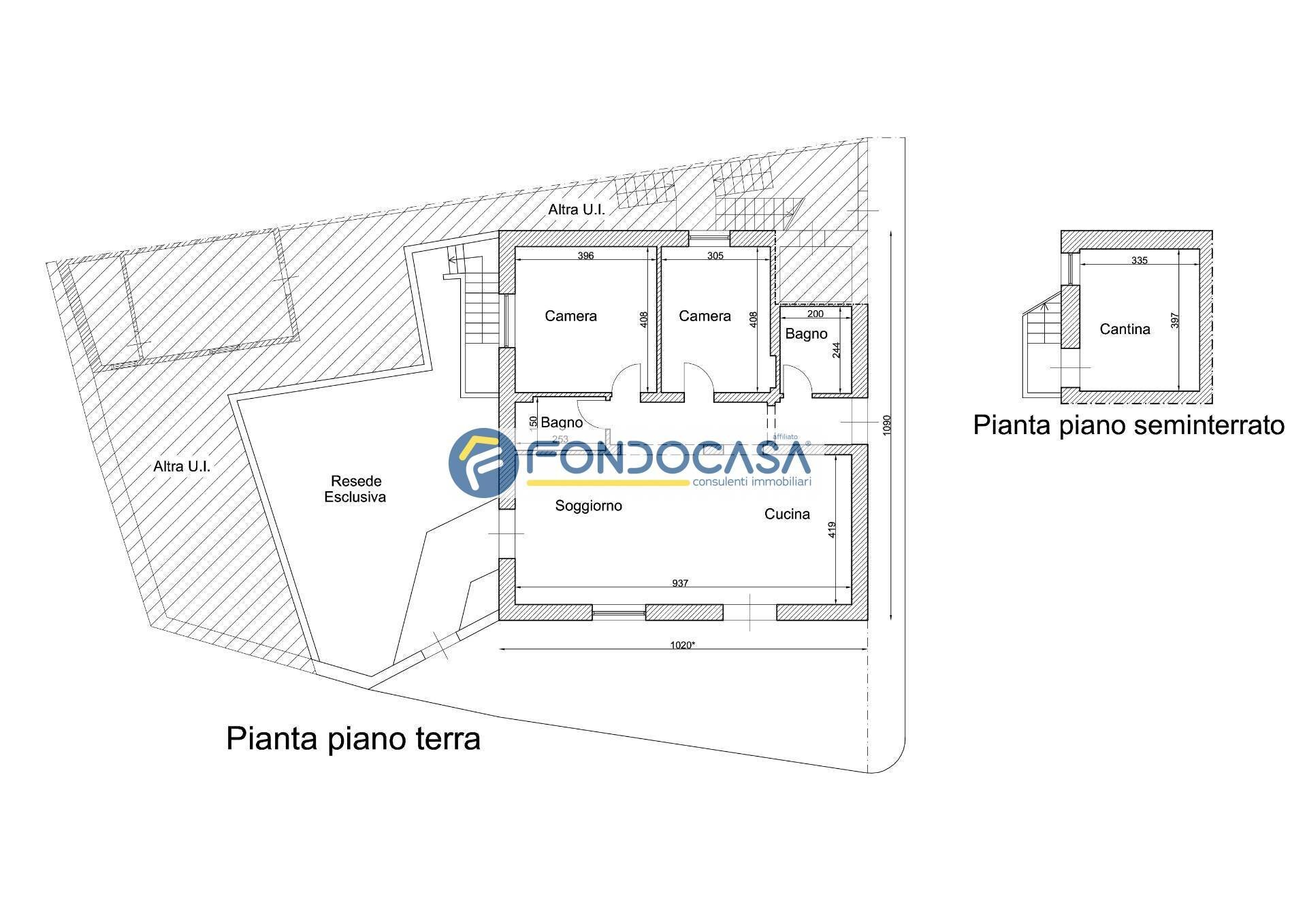 Planimetria quotata - Semi-detached house via alcide de gasperi
 
579, Seravezza - floor plans 1