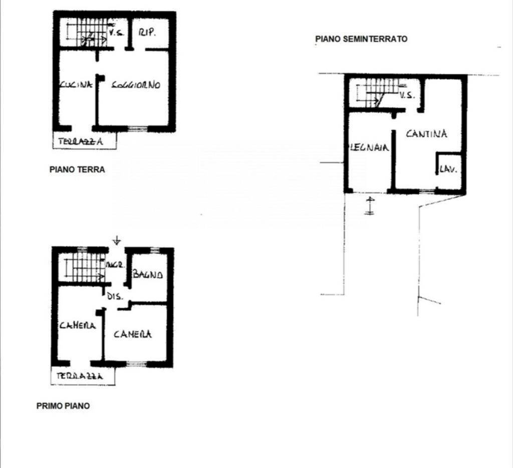Foto 24 - Independent house frazione di roveredo
 
99, Chiusaforte - floor plans 1