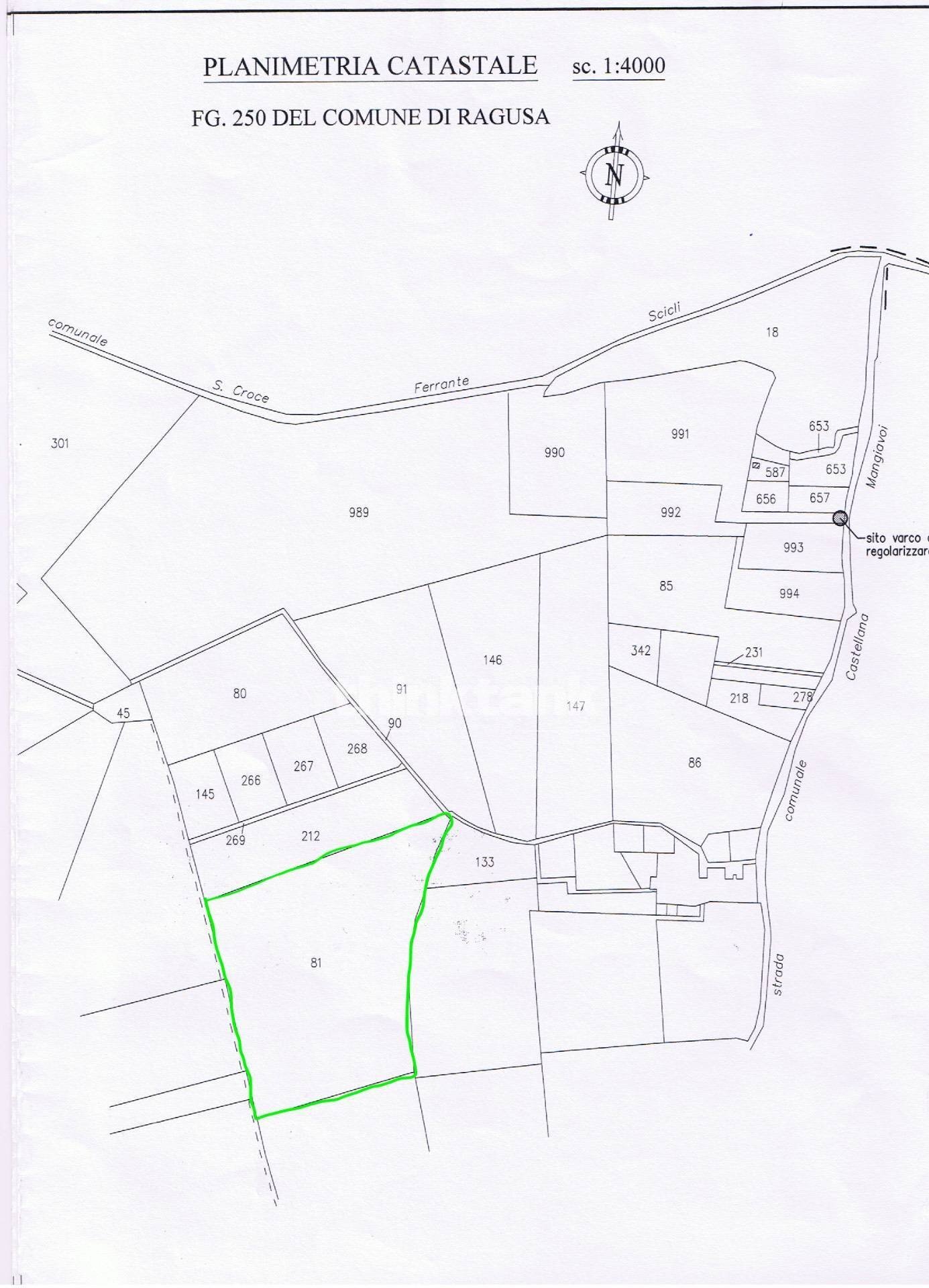 Foto 37 - Agricultural land Contrada Mangiabove, Ragusa - floor plans 1