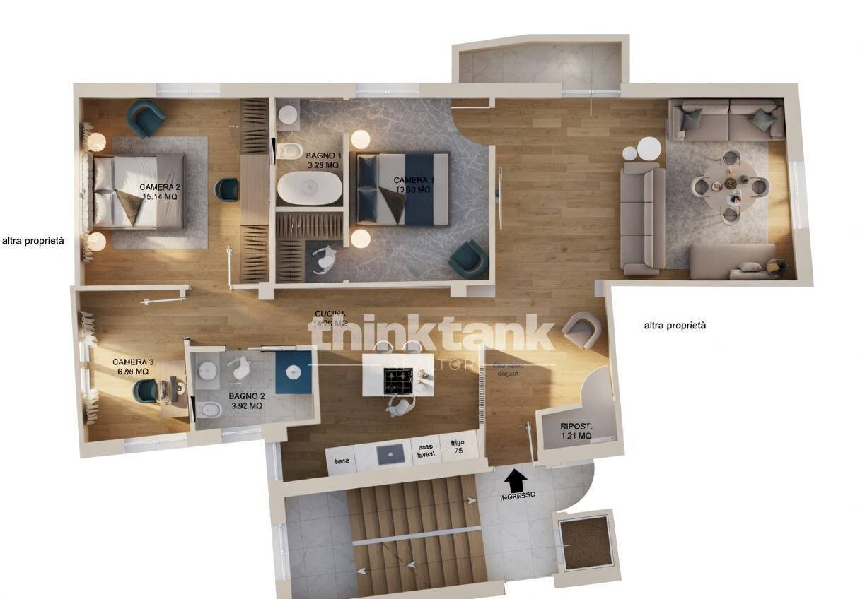 Foto 11 - Apartment Via Garibaldi
 
109, Agrigento - floor plans 1