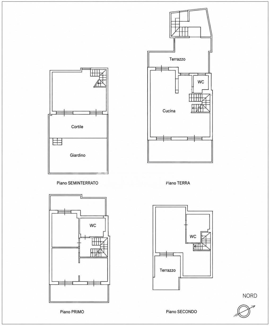 Foto 43 - Villa a Schiera Via Ulisse
 
18, Aci Catena - planimetria 1