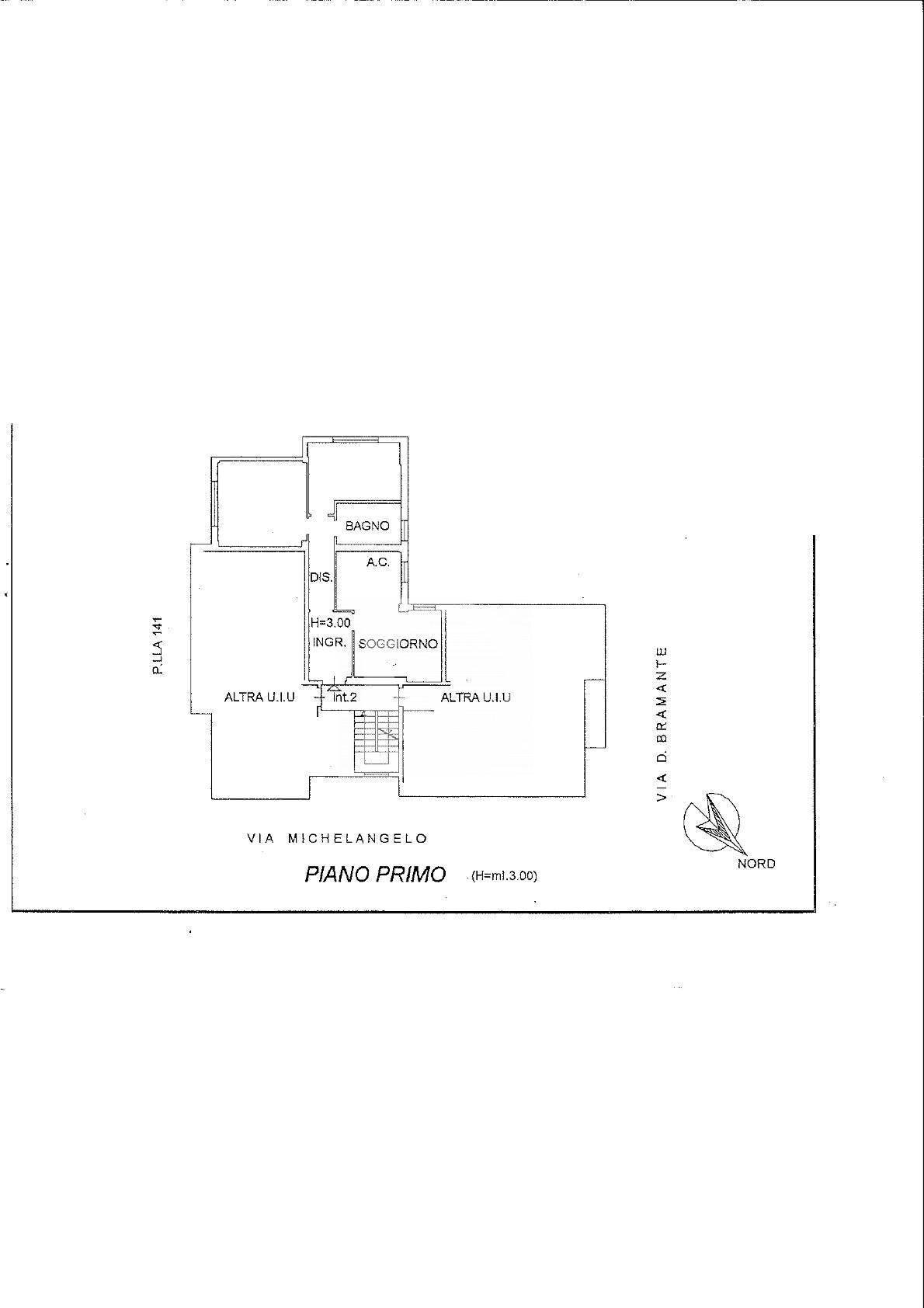 Foto 31 - Three-room apartment Via Michelangelo
 
60, Pescara - floor plans 1