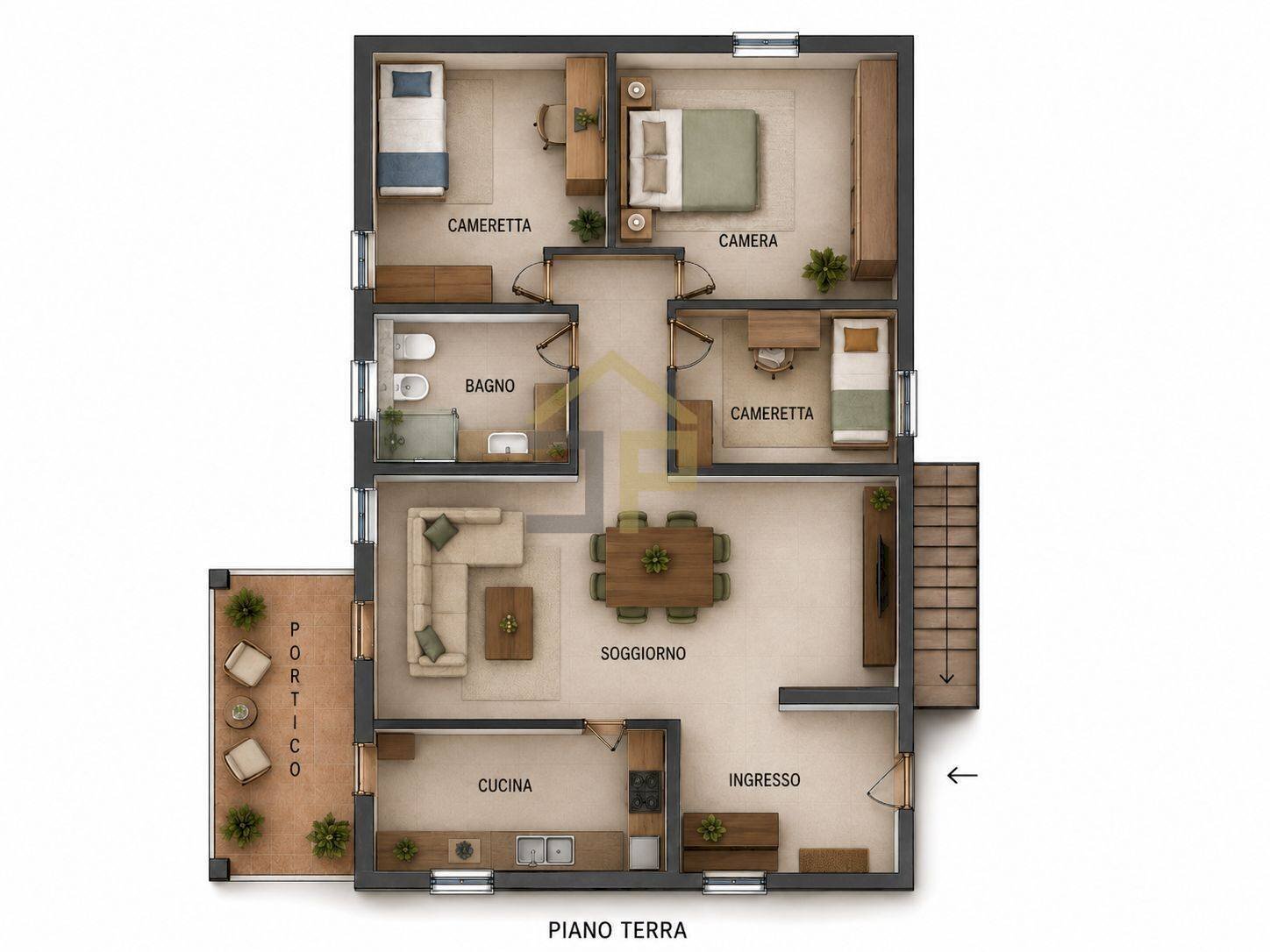 Foto 31 - Villa Contrada Forgia
 
SNC, Balestrate - floor plans 1
