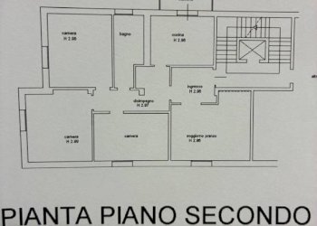 Planimetria - Appartamento via Mario Bastia, 29, Bologna (zona Costa Saragozza) - foto 1
