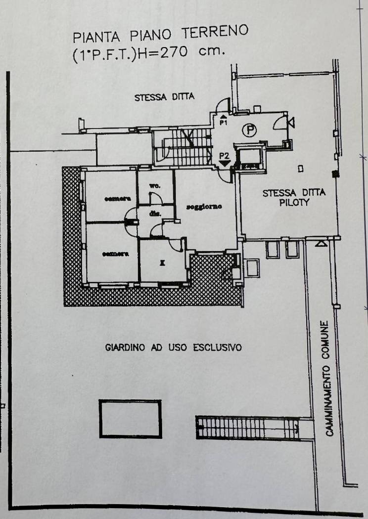 Quadrilocale via Giuseppe Paganelli, 60, Venaria Reale - planimetria 1