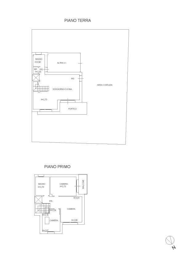 Villa via La Spezia, SN, Parma - floor plans 1