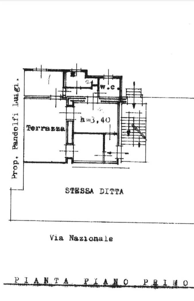 Quadrilocale via Seconda Nazionale, Castel Sant'Angelo - planimetria 1