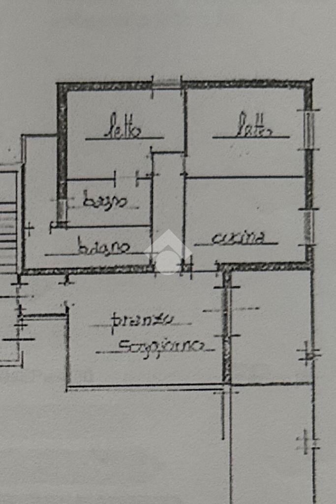 Three-room apartment Via frignanese, Vignola - floor plans 1