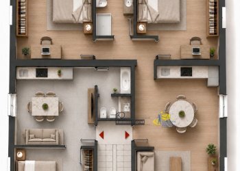 Trilocale di 80 mq e bilocale - Trilocale Viale della Villetta 5, Parma - foto 8