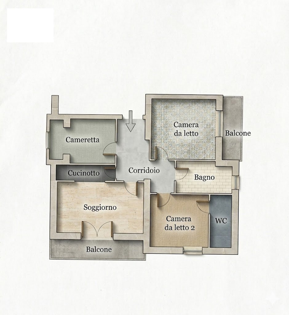 PLAN COLORATA VIA MONTELLO.png - Apartment Via Montello 46, Aprilia - floor plans 1