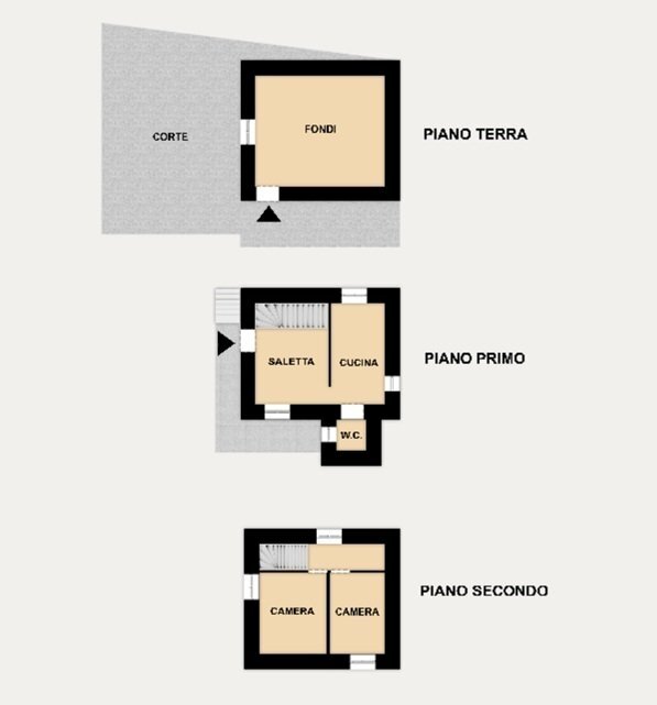 planimetria - Casa indipendente Via San Martino 143, Ceranesi - planimetria 1