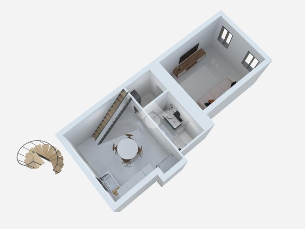 Semi-detached house Via Barello, Cafasse - floor plans 1