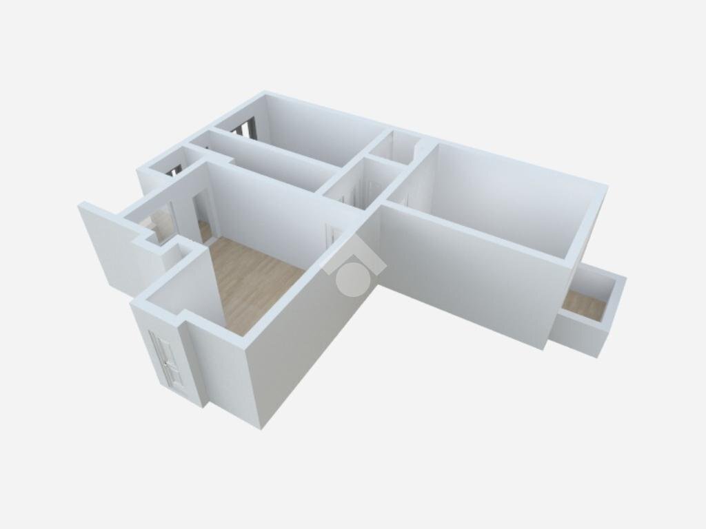 Three-room apartment Via Luigi Pulci, Milano (neighborhood Bicocca) - floor plans 1
