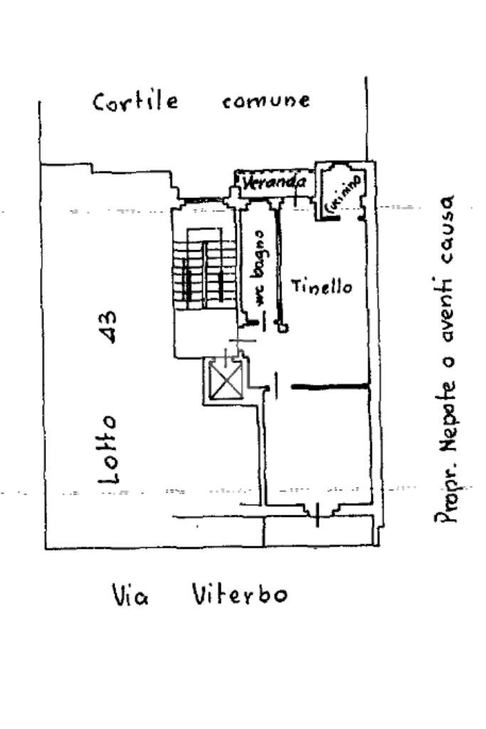 Bilocale Via viterbo, Torino (zona Madonna Campagna) - planimetria 1