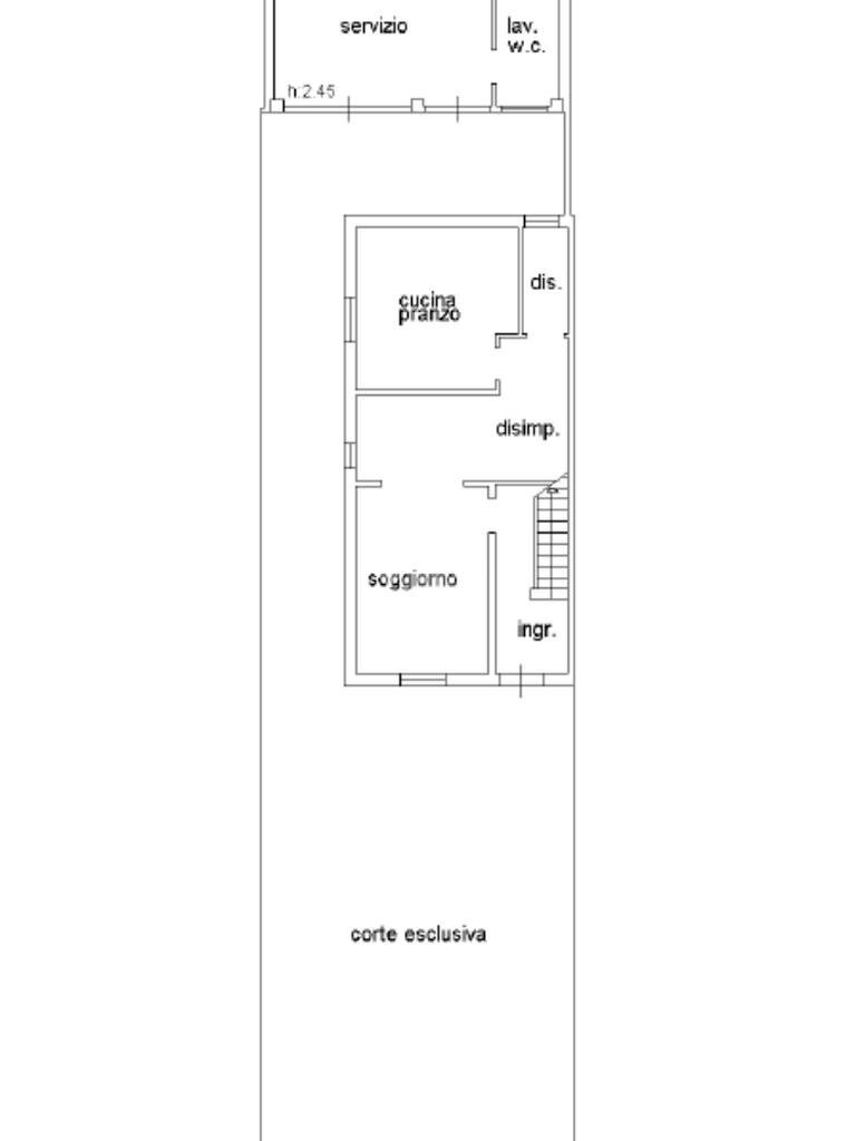 Independent house Via Verbano, Ravenna (neighborhood Borgo Montone) - floor plans 1