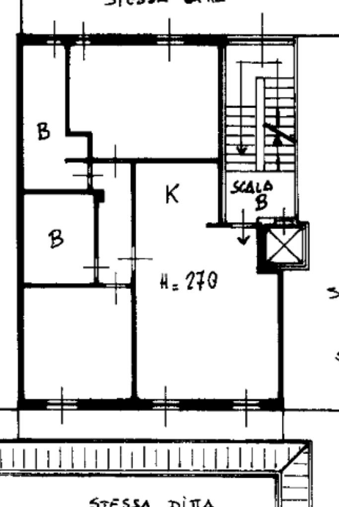 Three-room apartment Via Umberto I, Robecchetto con Induno - floor plans 1