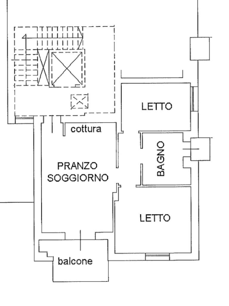 Three-room apartment via Sergio Leone, Sant'Ilario d'Enza - floor plans 1