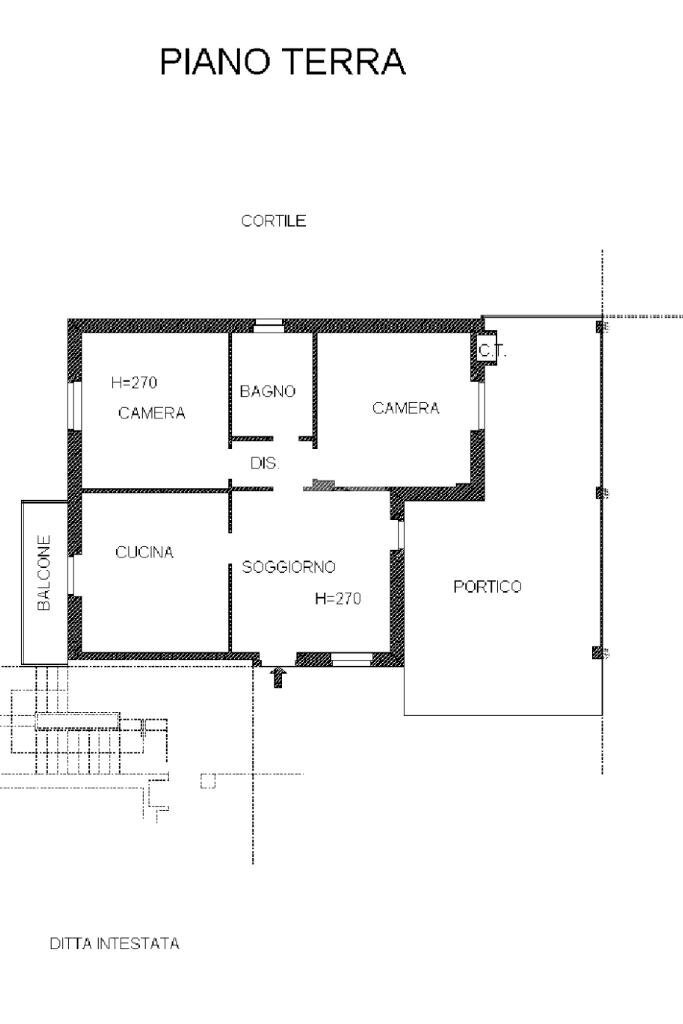 Four-room apartment Via Aldo Moro, Cherasco - floor plans 1
