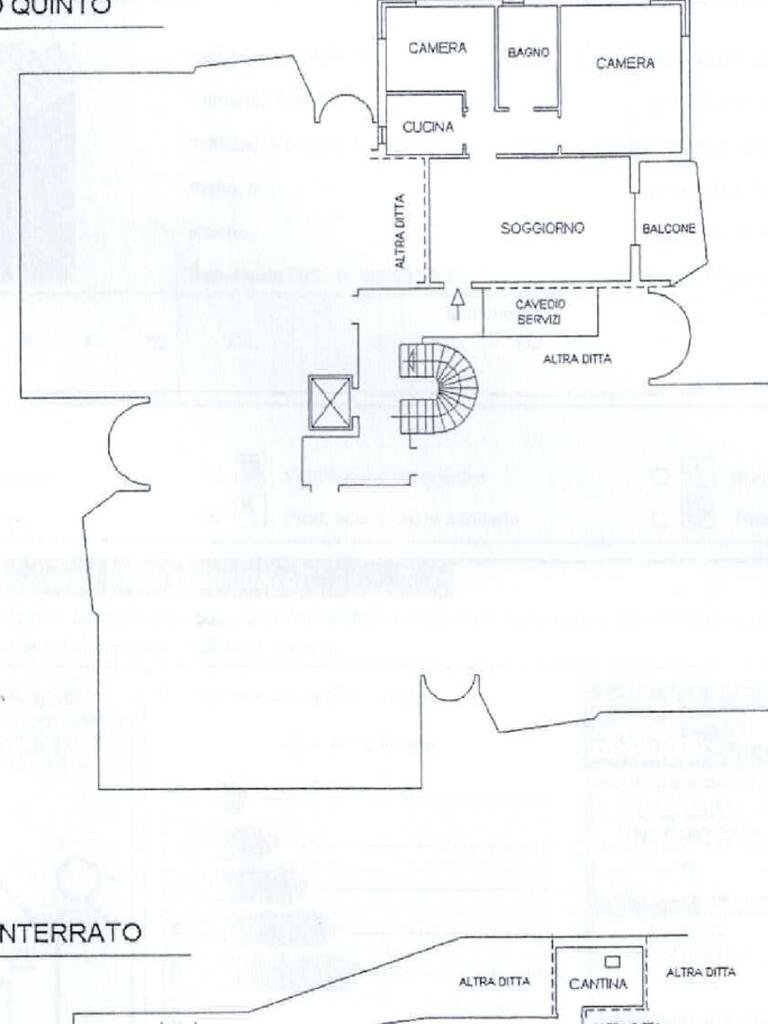 Three-room apartment Via Emilia, Tortona - floor plans 1