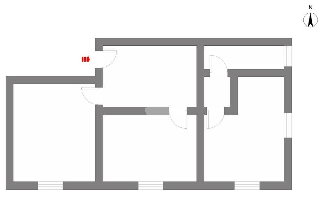 Four-room apartment Via Dolceacqua, Genova (neighborhood Palmaro) - floor plans 1