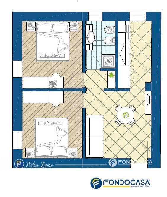 Foto 23 - Four-room apartment via accame, Tovo San Giacomo - floor plans 1