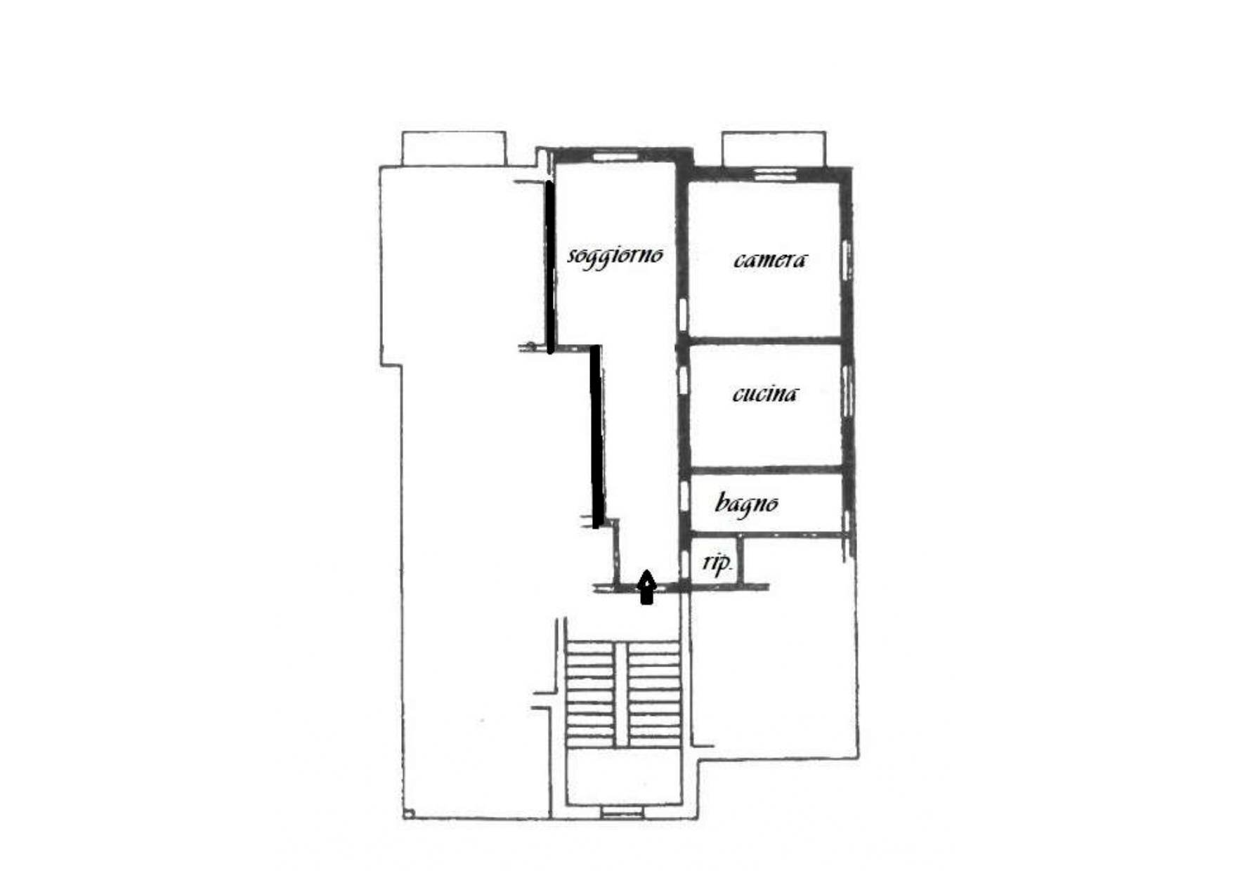 Foto 10 - Three-room apartment Viale regina Margherita, Pescara - floor plans 1