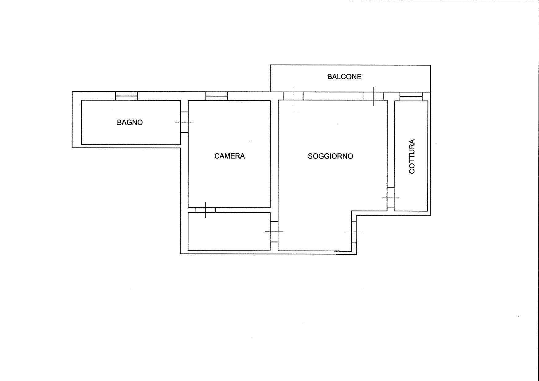 Foto 10 - Two-room apartment Via Mazzini
 
15, Concesio - floor plans 1