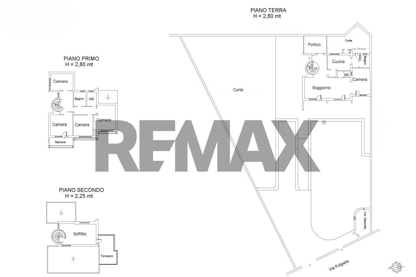 Pianta 2D - Villa Via Folgaria
 
100, Roma - floor plans 1
