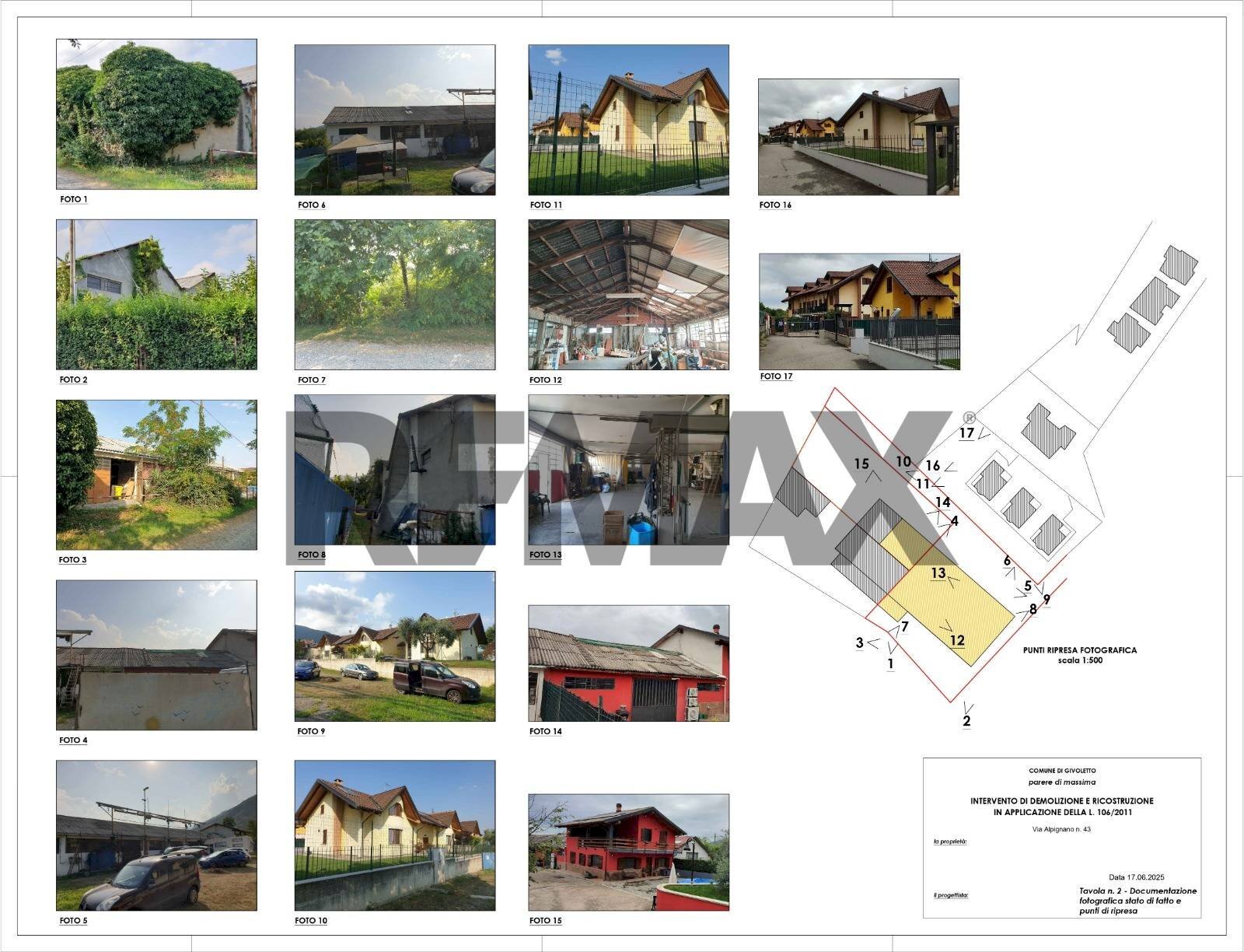 Pianta 2D - Building land via Alpignano
43, Givoletto - photo 2