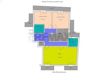 Pianta 2D - Three-room apartment via Rimembranze
 
70, Mineo - photo 49