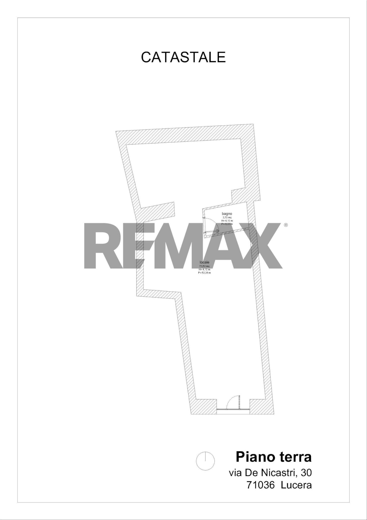 Pianta 2D - Two-room apartment De NIcastri
 
30, Lucera - floor plans 1