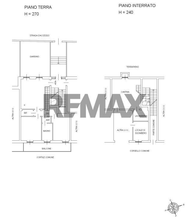 Pianta 2D - Three-room apartment via verdi
 
14/a, Giussago - floor plans 1