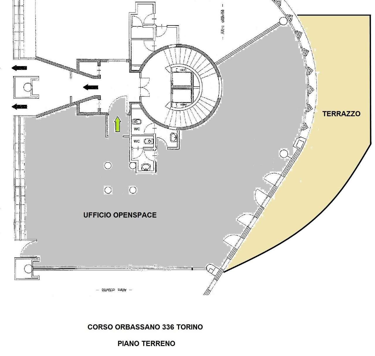 c.so Orbassano T - Office Corso Orbassano
 
336, Torino - floor plans 1