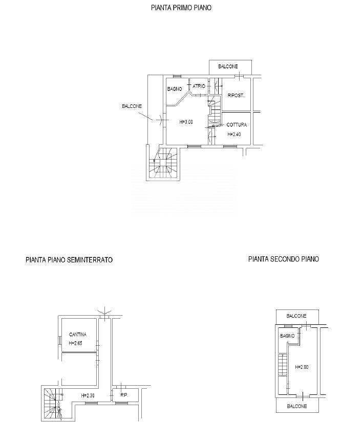 Foto 8 - Three-room apartment Via Castenedolo
 
74, Ghedi - floor plans 1